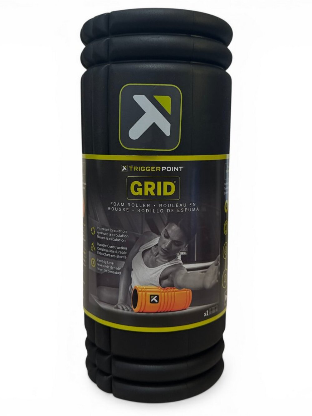 Trigger Point Grid 13" Foam Roller Multi-Density Massage Roller Muscle Recovery